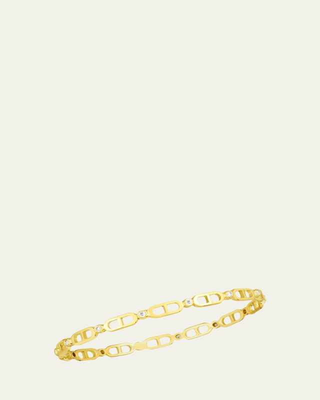 Cheval 18K Turquoise Bangle Bracelet, Small